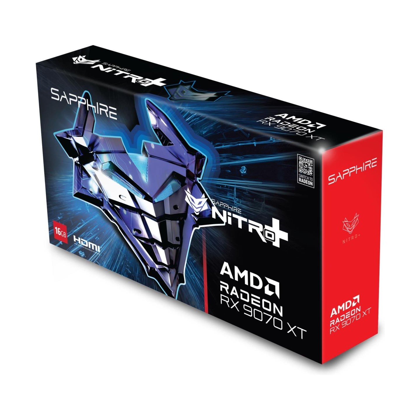 Sapphire Graphics card Radeon RX 9070 XT NITRO+ GAMING OC 16GB GDDR6 256bit 2DP/2HDMI