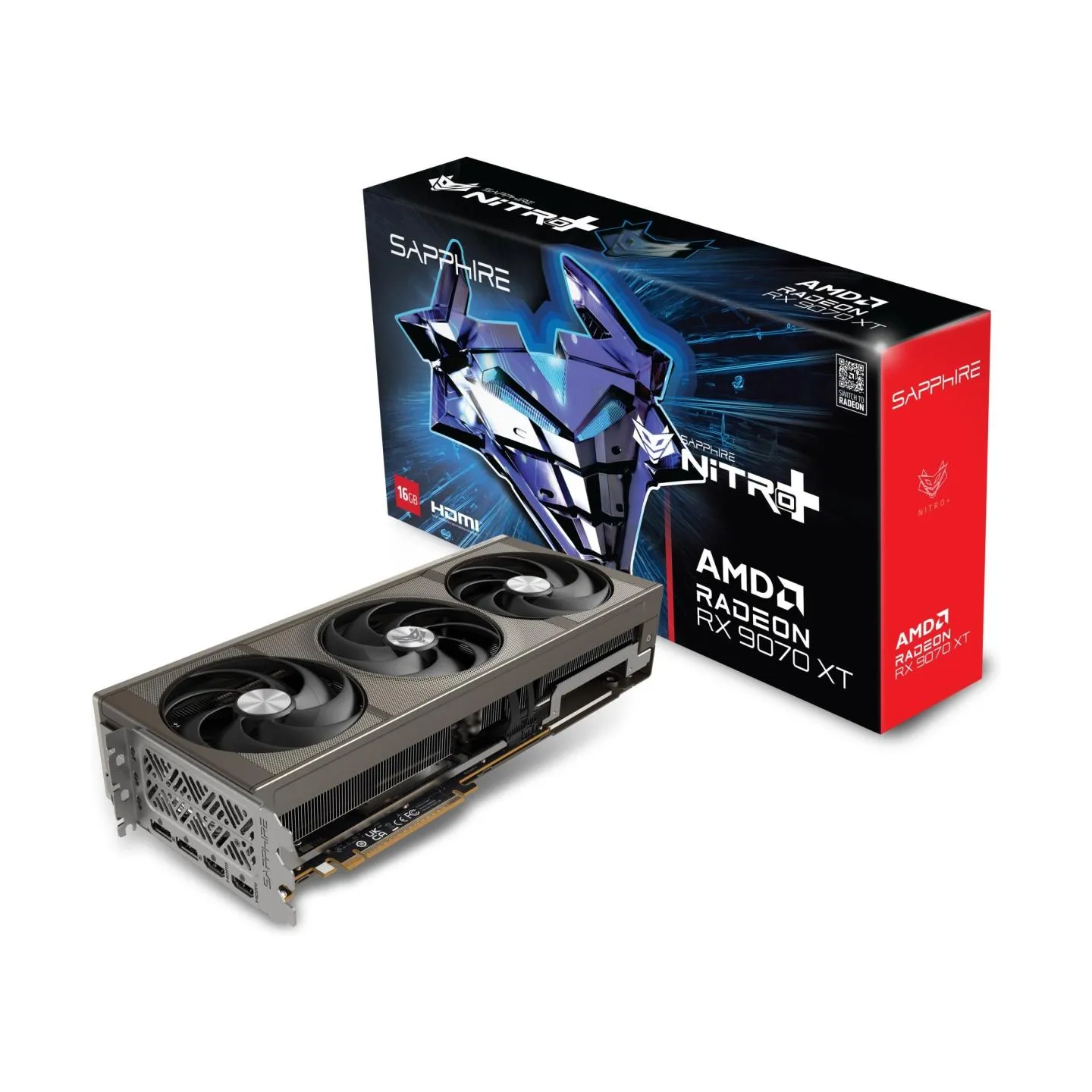 Sapphire NITRO+ AMD RADEON RX 9070 XT GAMING OC 16GB DUAL HDMI / DUAL DP