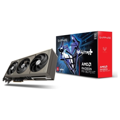 Sapphire Graphics card Radeon RX 9070 XT NITRO+ GAMING OC 16GB GDDR6 256bit 2DP/2HDMI