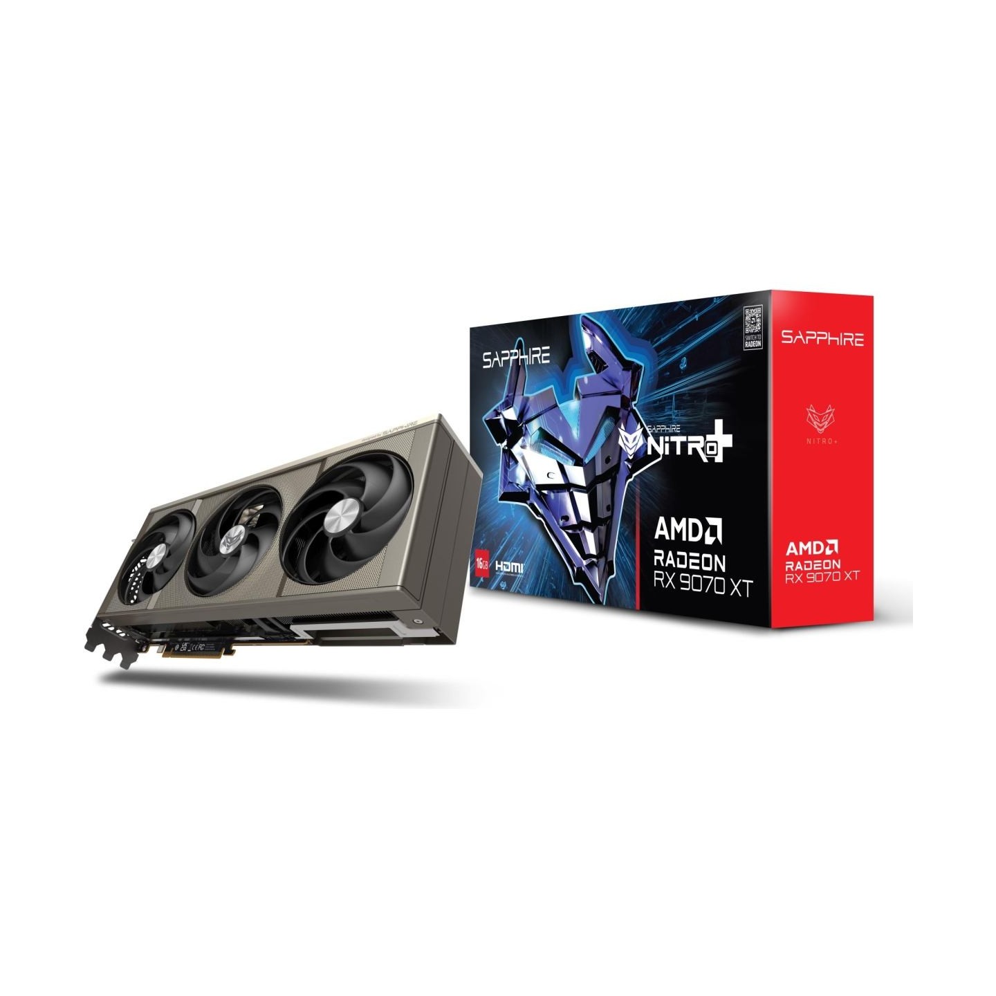 Sapphire Graphics card Radeon RX 9070 XT NITRO+ GAMING OC 16GB GDDR6 256bit 2DP/2HDMI