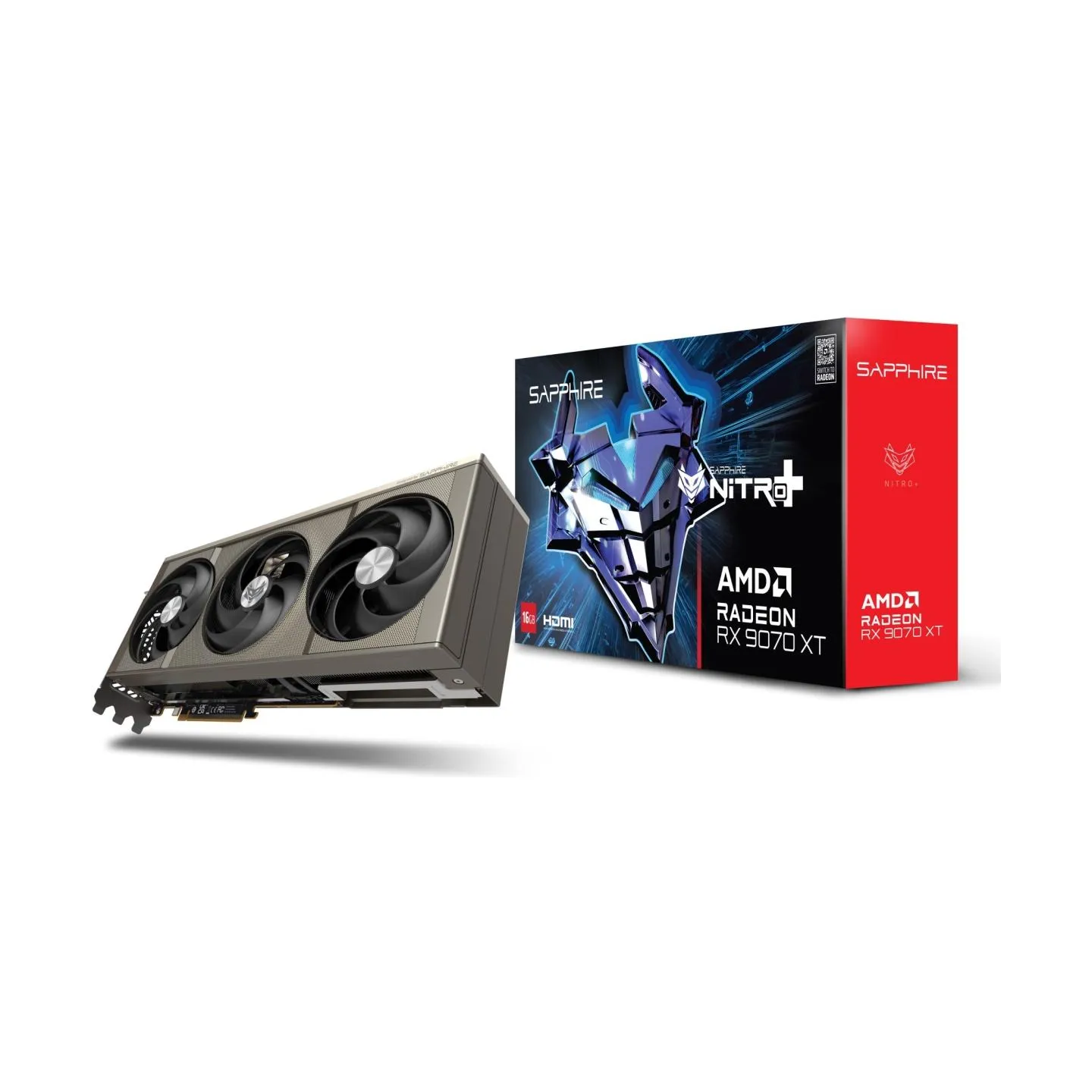 Sapphire Graphics card Radeon RX 9070 XT NITRO+ GAMING OC 16GB GDDR6 256bit 2DP/2HDMI