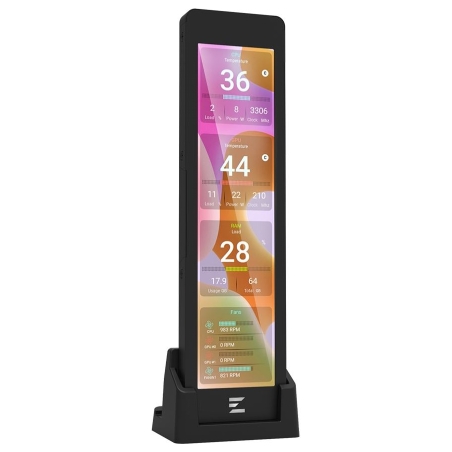 Zalman ZM-MF916, Sensor Panel Display, Black