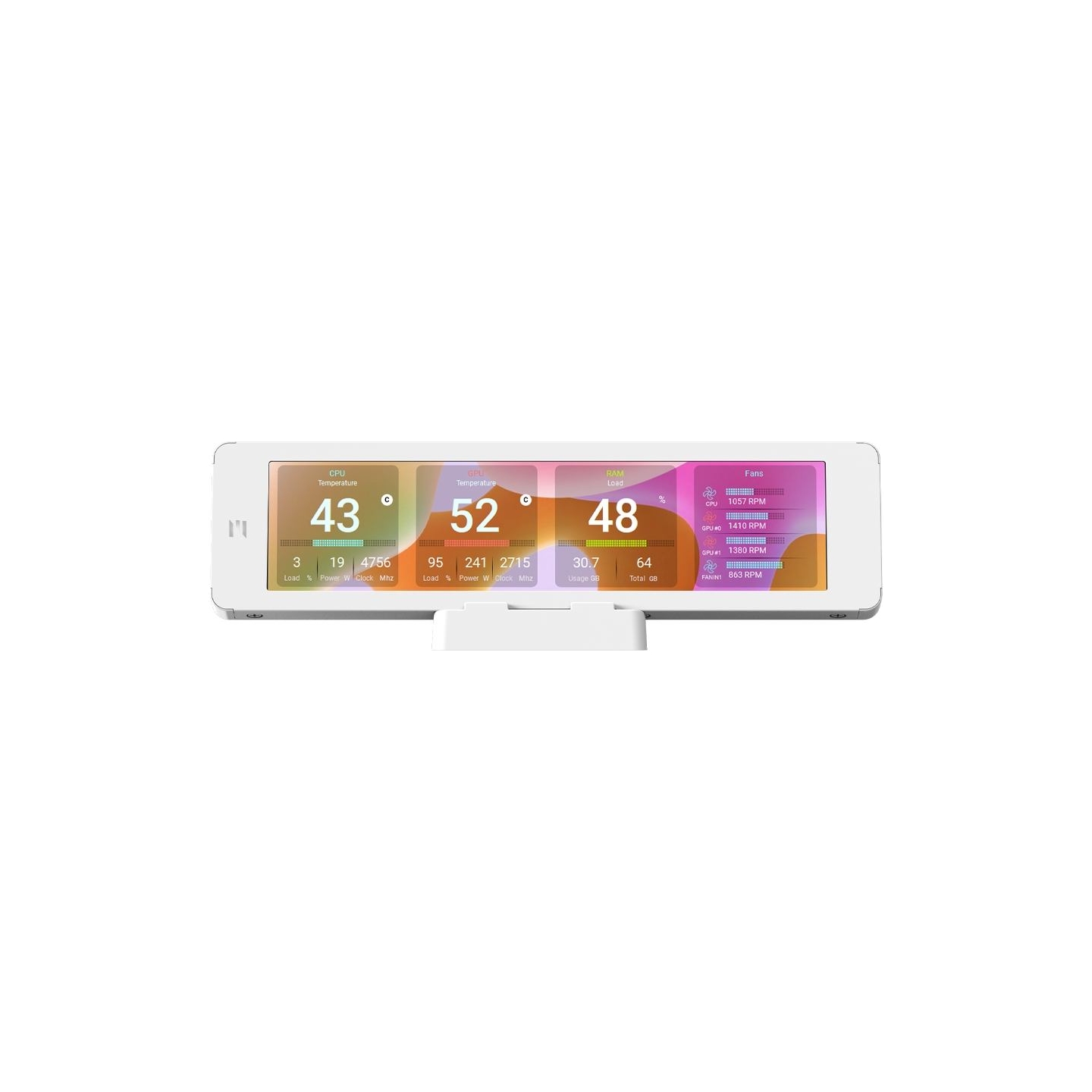 Zalman ZM-MF916, Sensor Panel Display, White