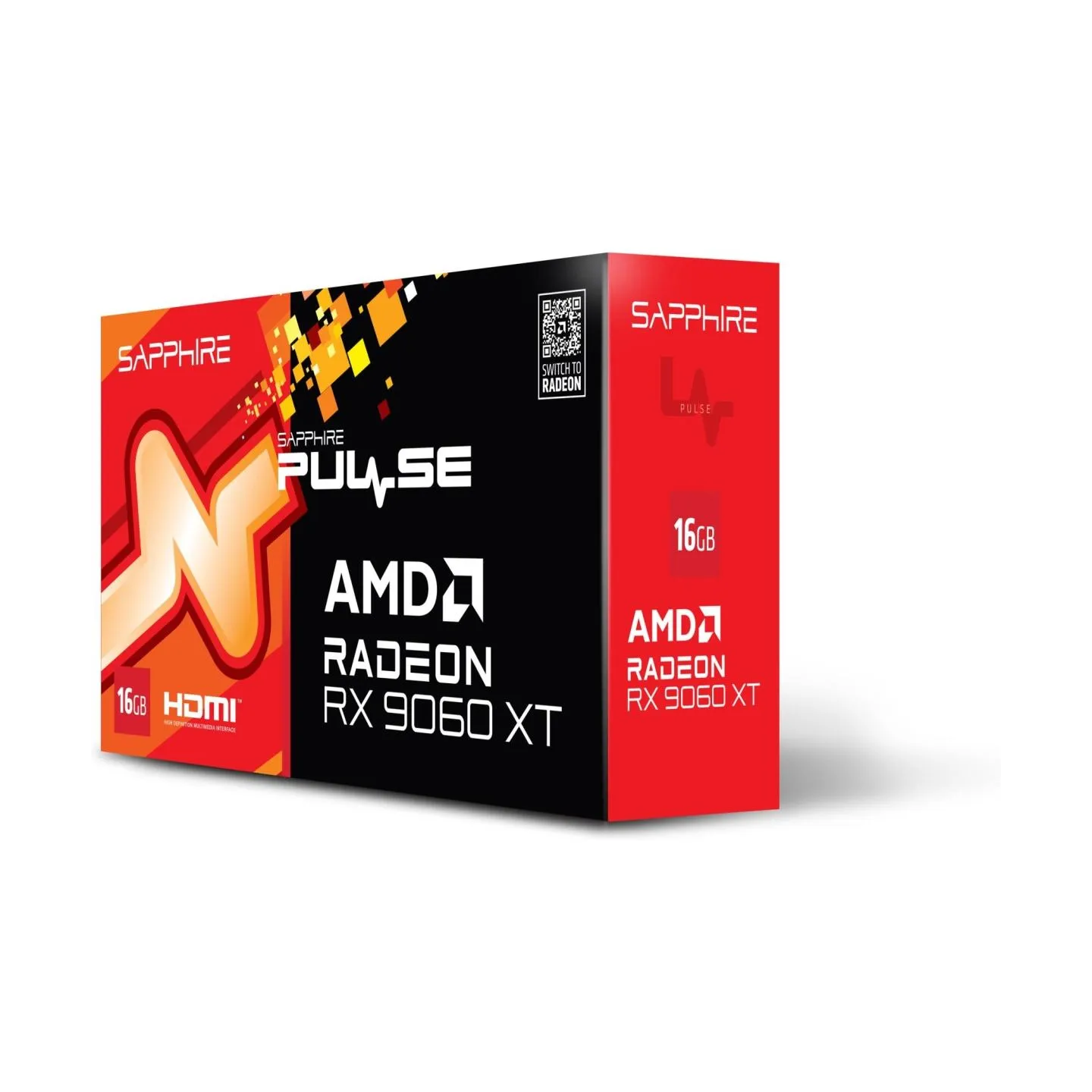 Sapphire Graphics card Radeon RX 9060 XT PULSE 16GB GDDR6 128bit DP/2HDMI