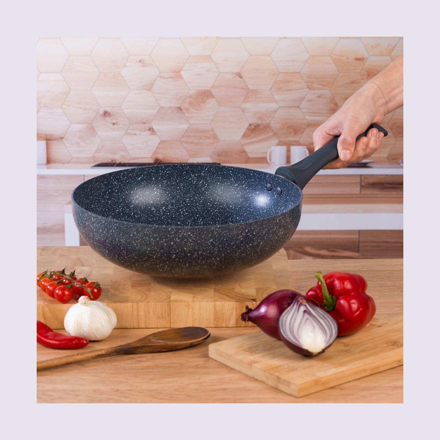 Russell Hobbs RH00851EU7 Nightfall stone stirfry 28cm