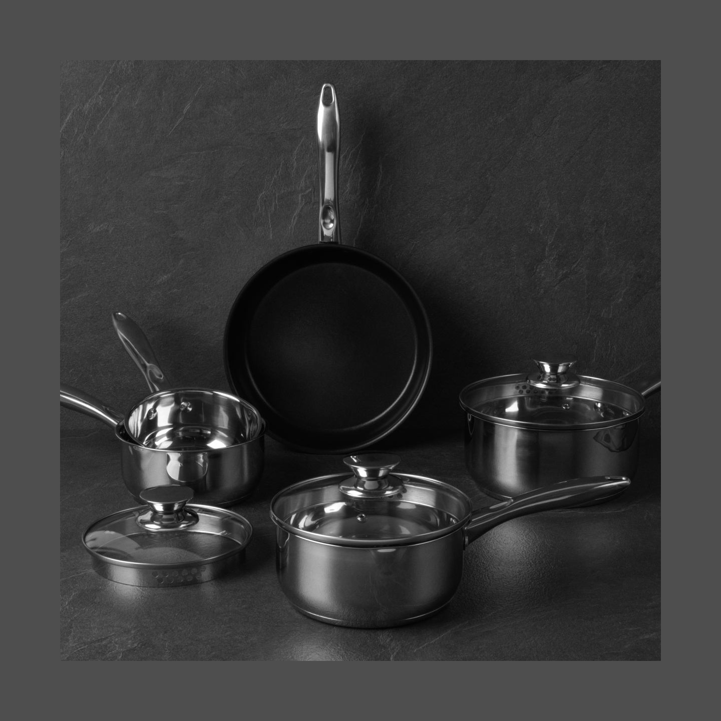 Russell Hobbs BW06572EU72 Classic collection S/S pan set 5pcs
