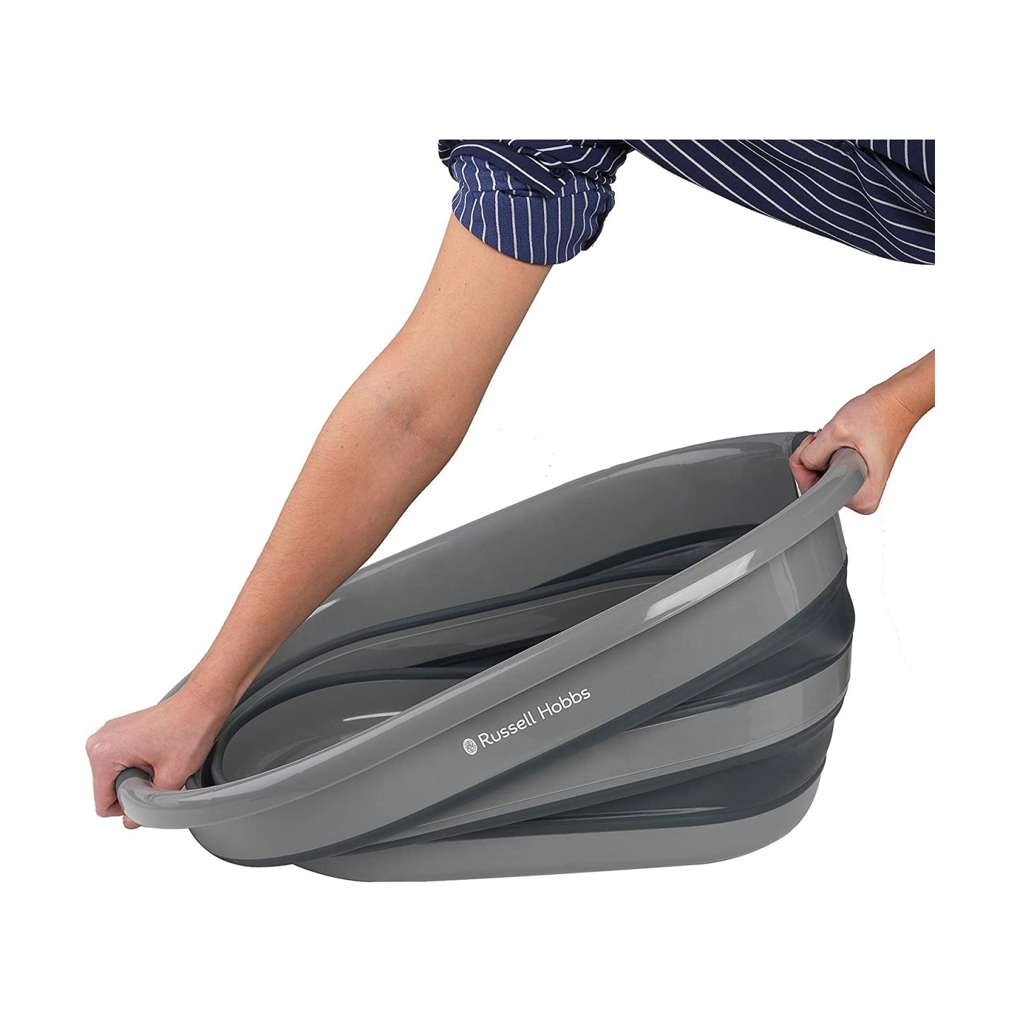 Russell Hobbs LA053879GRYF1EU7 Collapsible laundry basket 27L