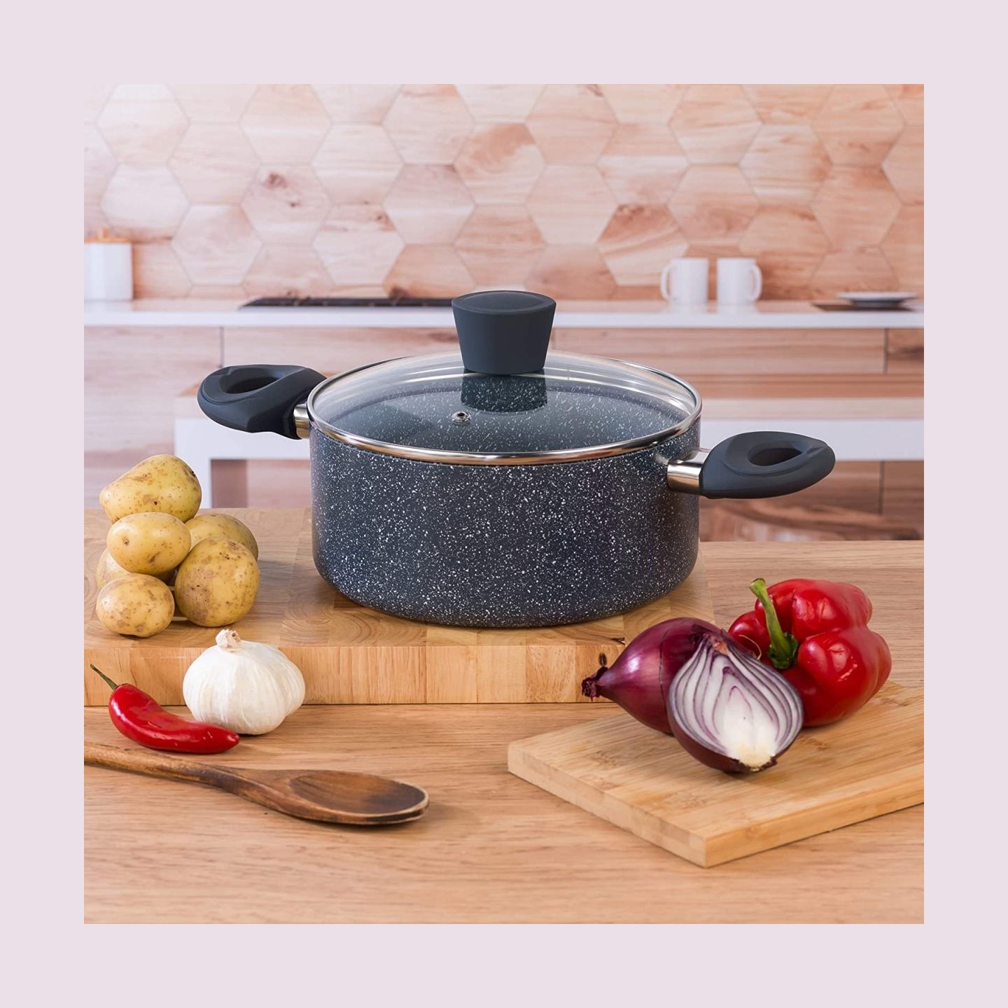 Russell Hobbs RH00848EU Nightfall stone stockpot 20cm