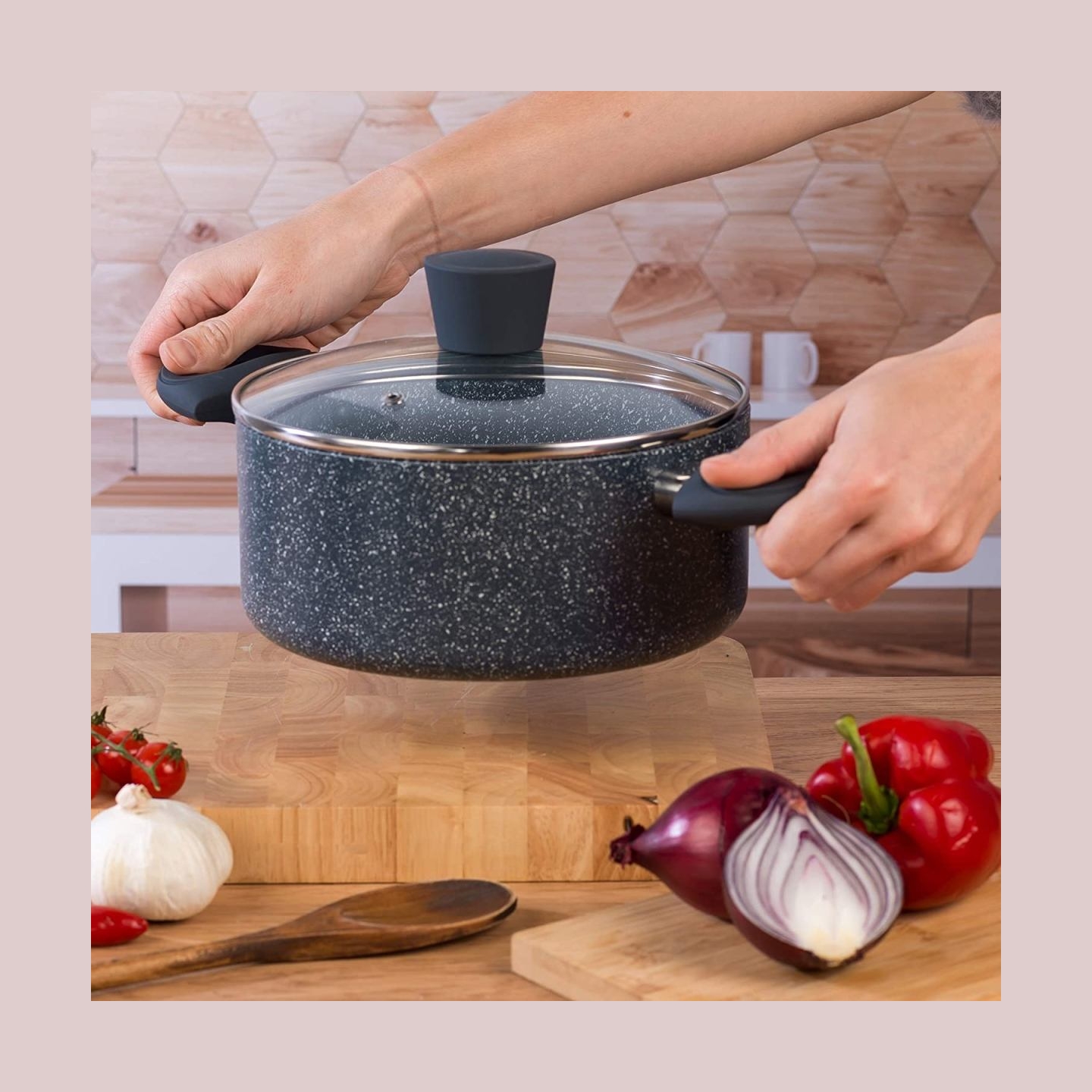 Russell Hobbs RH00848EU Nightfall stone stockpot 20cm