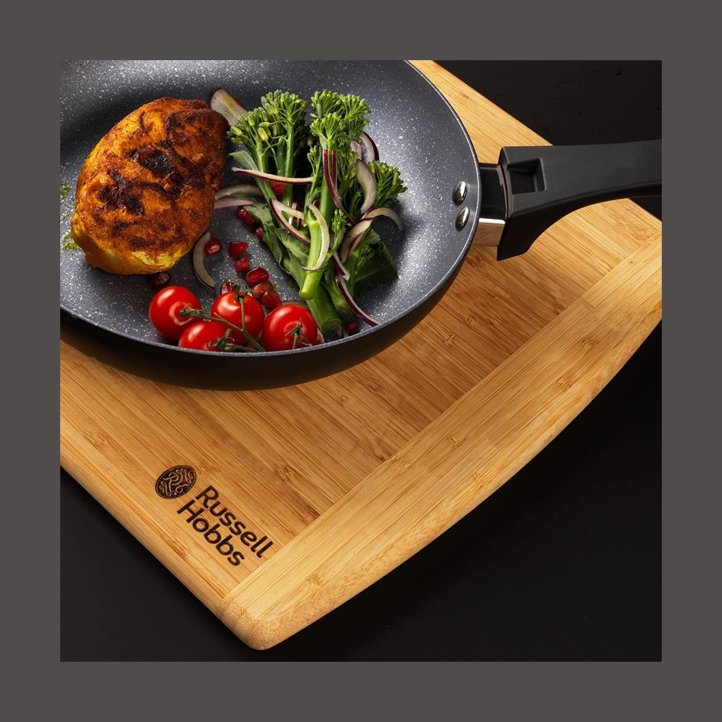 Russell Hobbs RH01840EU7 Stackable metallic marble pan set 4pcs