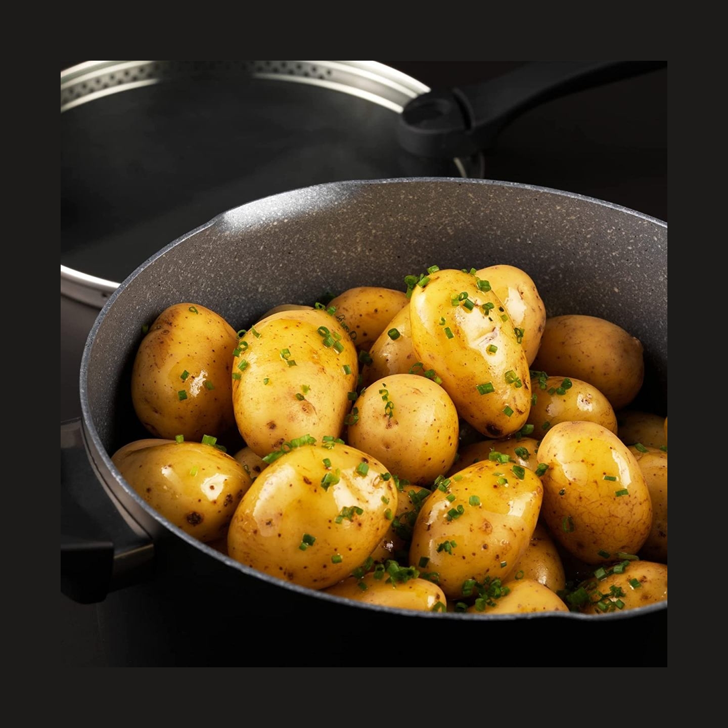 Russell Hobbs RH01840EU7 Stackable metallic marble pan set 4pcs
