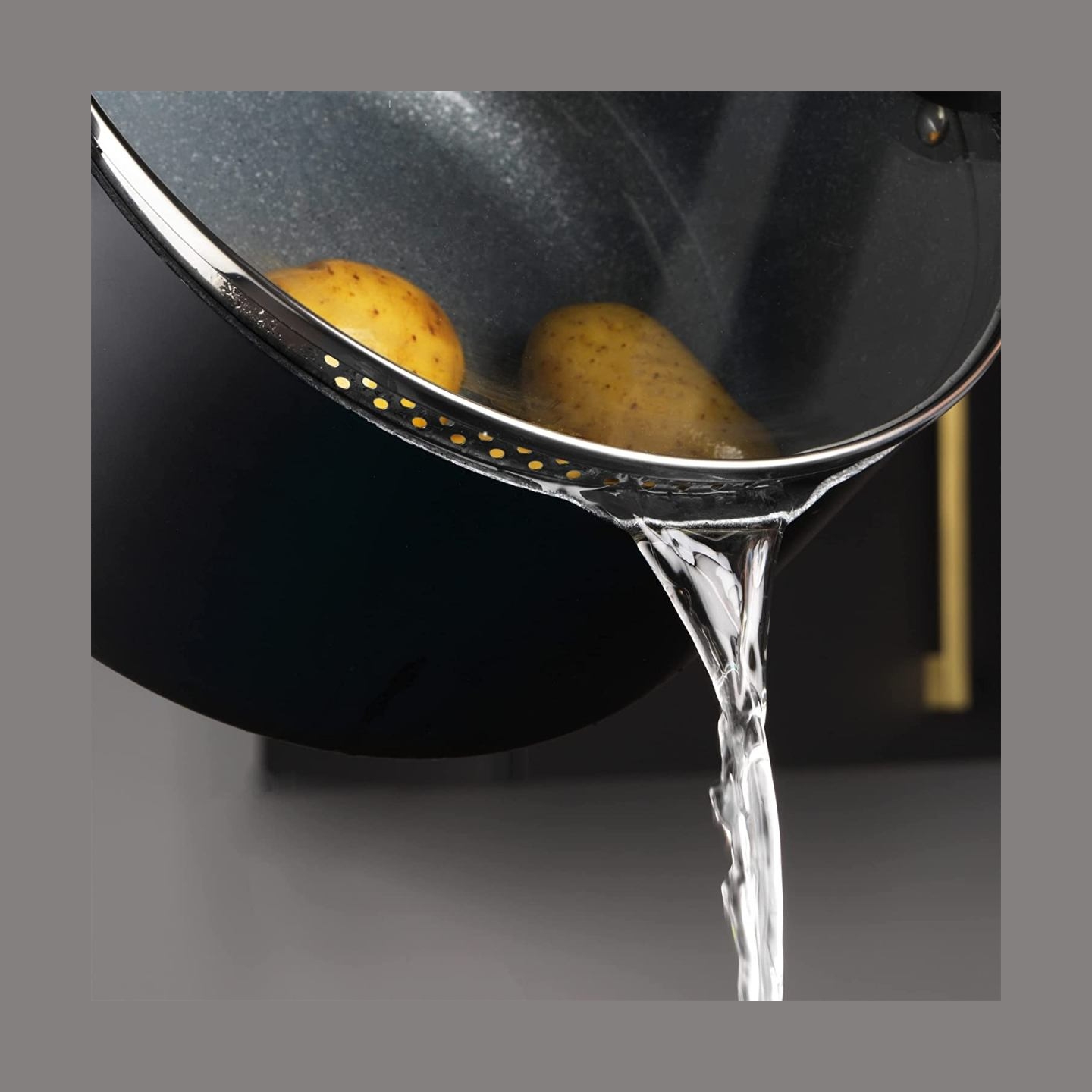 Russell Hobbs RH01840EU7 Stackable metallic marble pan set 4pcs