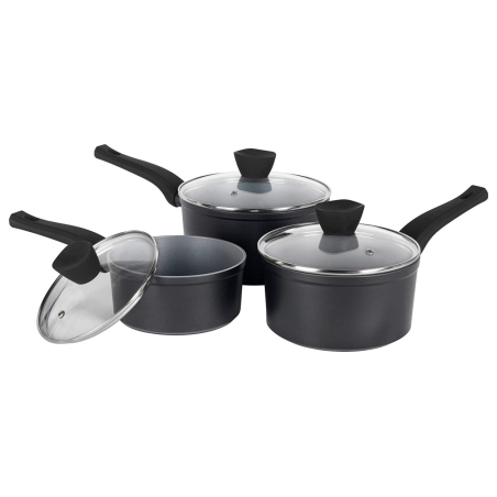 Russell Hobbs RH01706EU Pearlised saucepan set 3pcs