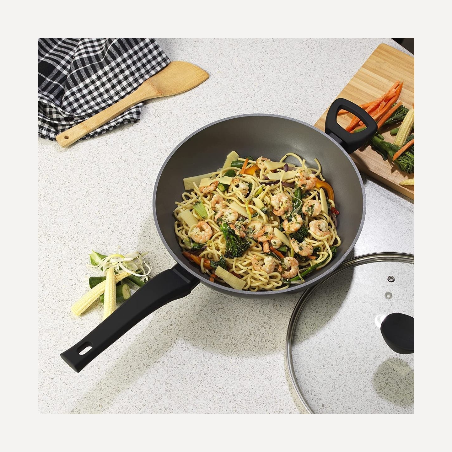 Russell Hobbs RH01709EU Pearlised wok 28cm