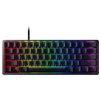 Razer Huntsman Mini (Red Switch), US Layout, Black, Razer Optical Switch, Razer Chroma customizable backlighting w/ 16.8 million