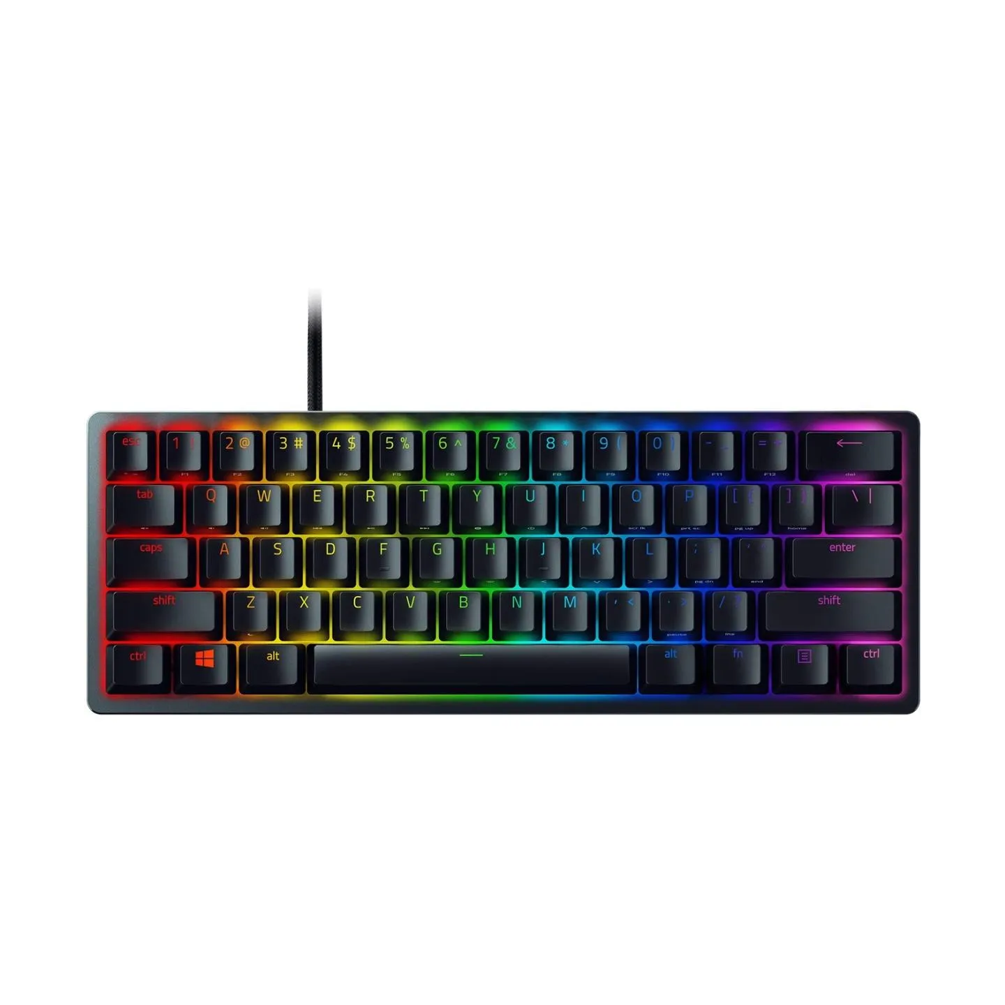 Razer Huntsman Mini (Red Switch), US Layout, Black, Razer Optical Switch, Razer Chroma customizable backlighting w/ 16.8 million