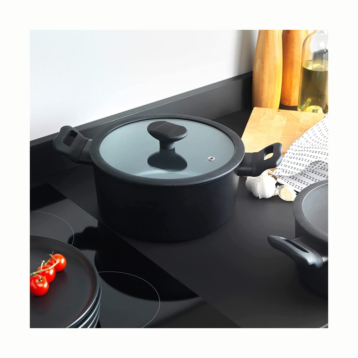 Russell Hobbs RH01864EU7 Crystaltech tall stockpot 24cm