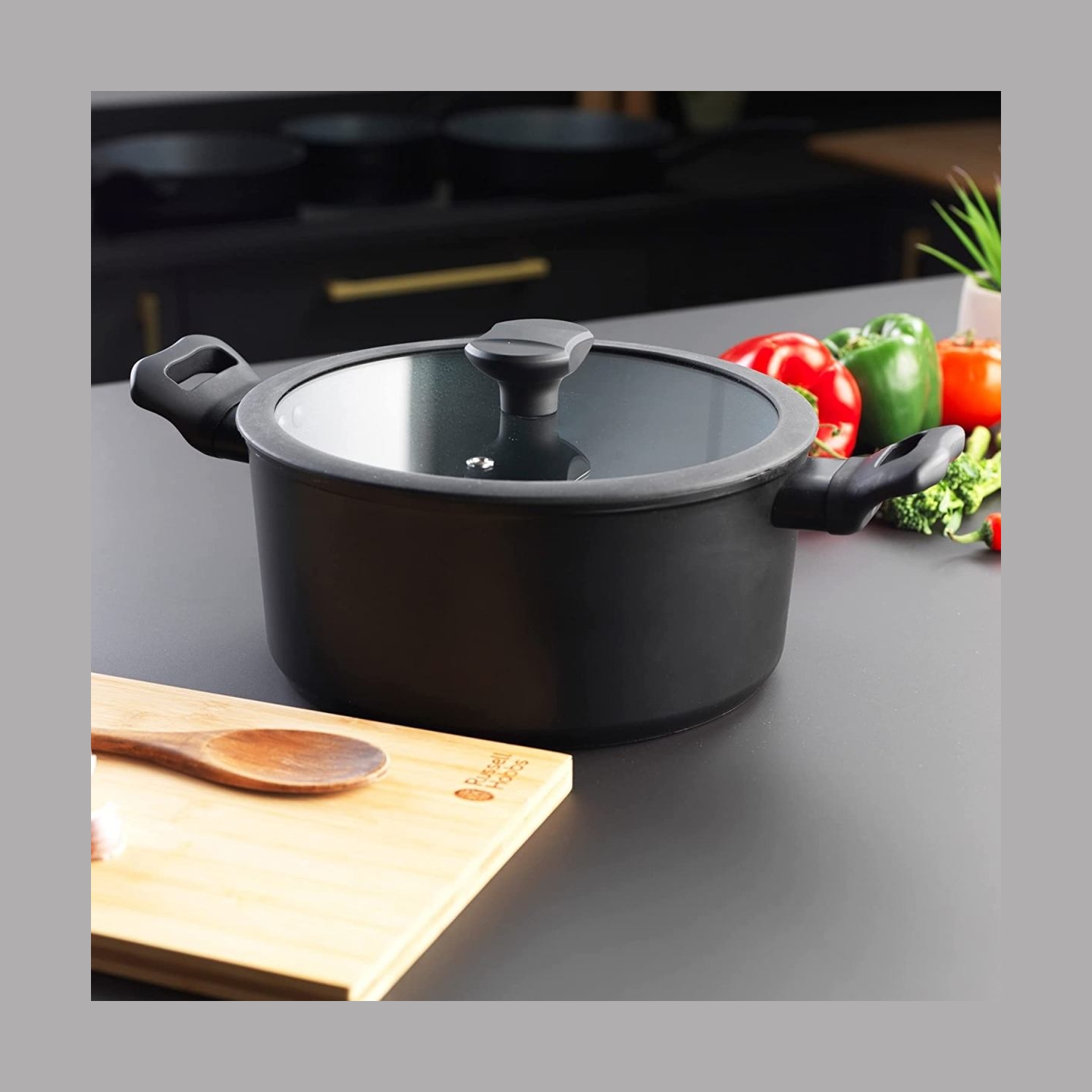 Russell Hobbs RH01864EU7 Crystaltech tall stockpot 24cm