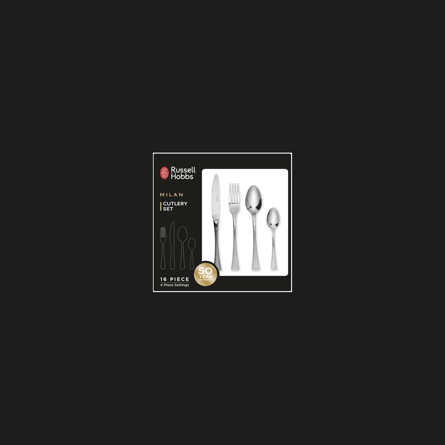 Russell Hobbs RH02229EU7 Milan cutlery set 16pcs