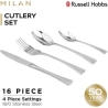 Russell Hobbs RH02229EU7 Milan cutlery set 16pcs
