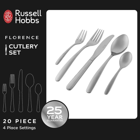 Russell Hobbs RH022641EU7 Florence cutlery set 20pcs