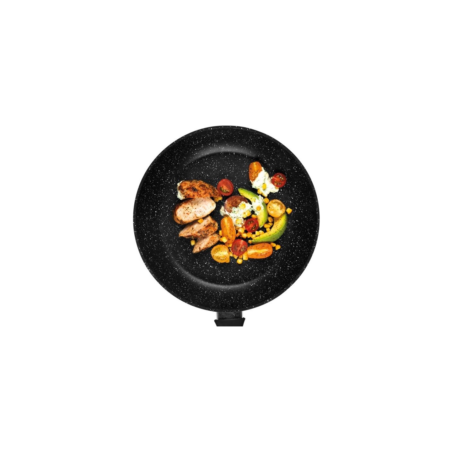 Russell Hobbs RH00490MOB 20&24CM MARBLE FRYPAN - BLACK