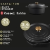 Russell Hobbs RH02524BEU7 Cast iron stockpot 24cm black