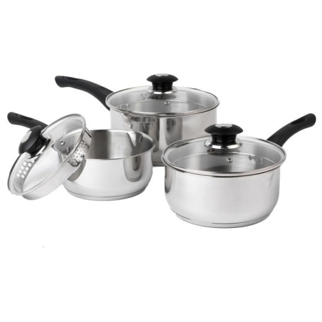Russell Hobbs RH00542EU7 Easy Strain Pan Set 3pcs