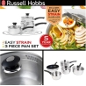 Russell Hobbs RH00542EU7 Easy Strain Pan Set 3pcs