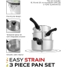 Russell Hobbs RH00542EU7 Easy Strain Pan Set 3pcs