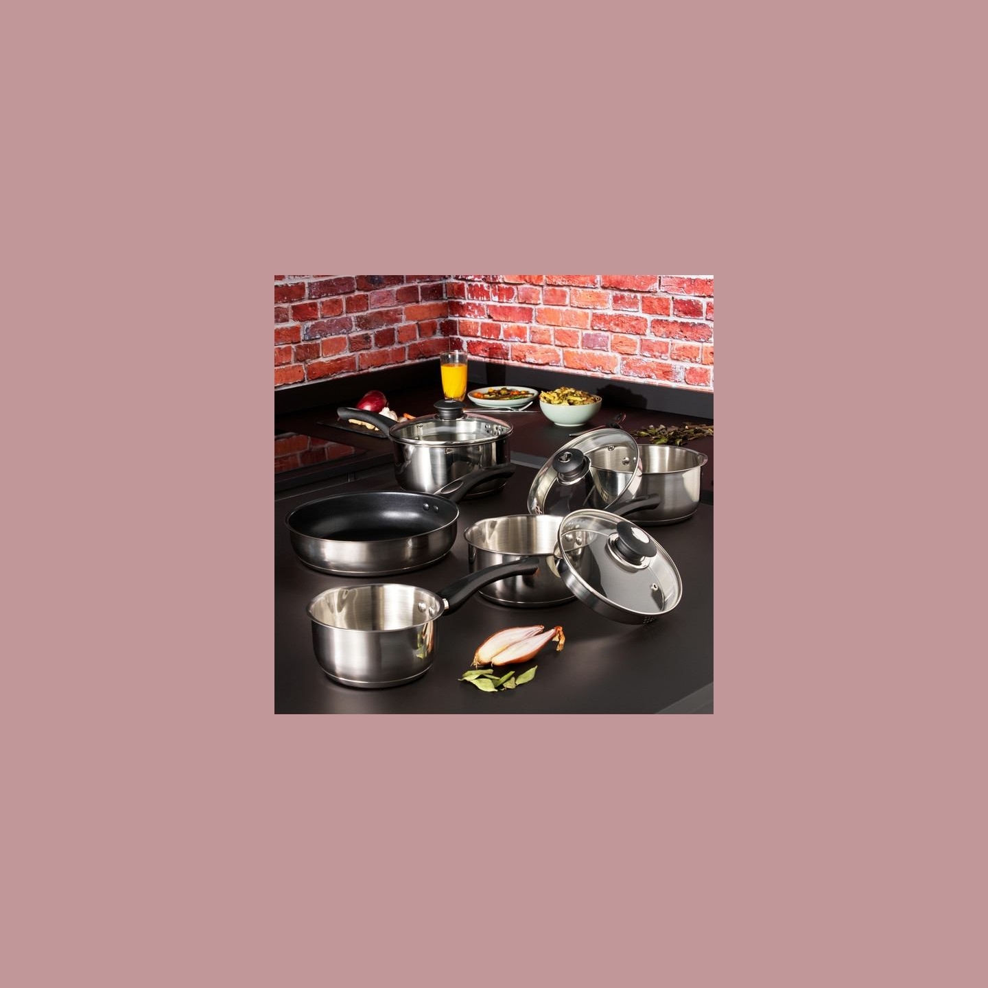 Russell Hobbs RH00543EU7 Easy Strain Pan Set 5pcs