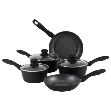 Russell Hobbs RH028141EU7 Metallic Marble 5pcs pan set