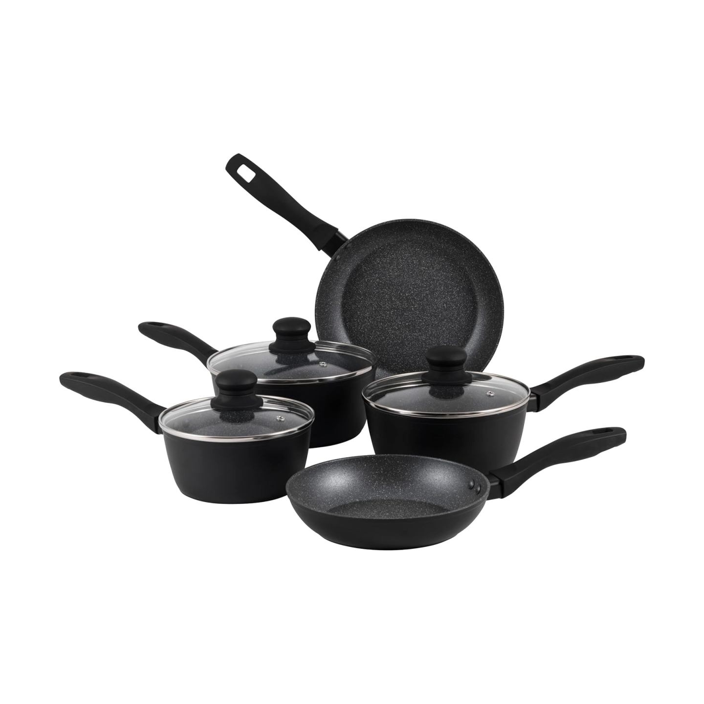 Russell Hobbs RH028141EU7 Metallic Marble 5pcs pan set