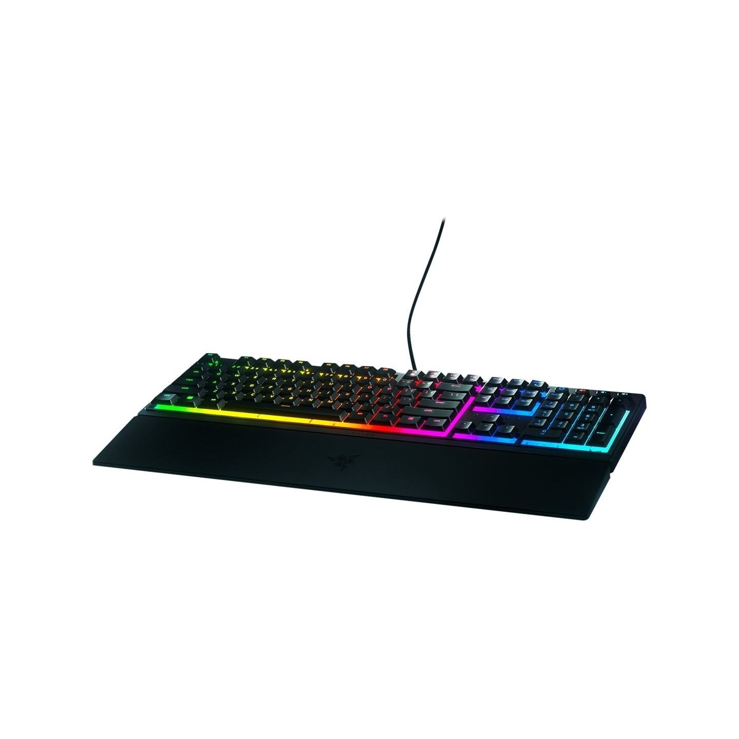 Razer Ornata V3, Mecha-membrane switches, 10 Razer Chroma™ RGB Lighting Zones, 1000 Hz Ultrapolling, Backlit keys, UV coated ABS