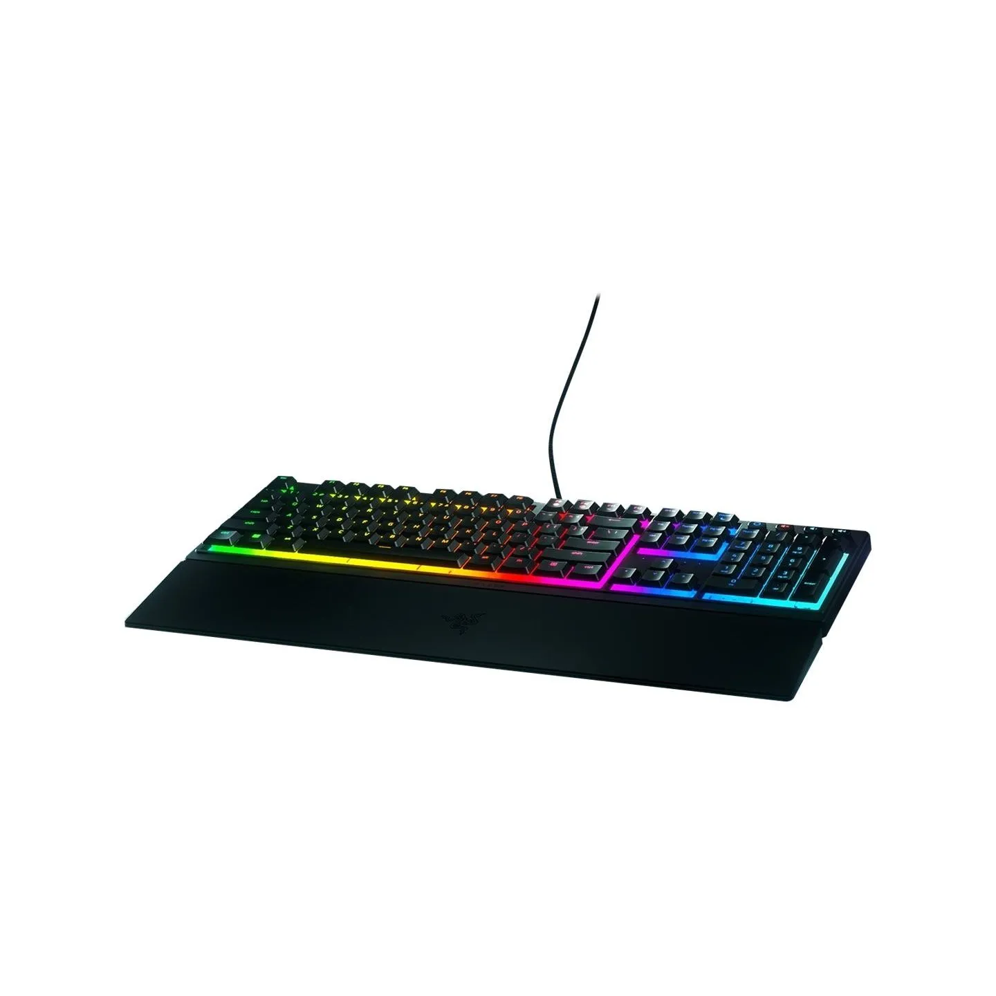 Razer Ornata V3, Mecha-membrane switches, 10 Razer Chroma™ RGB Lighting Zones, 1000 Hz Ultrapolling, Backlit keys, UV coated ABS