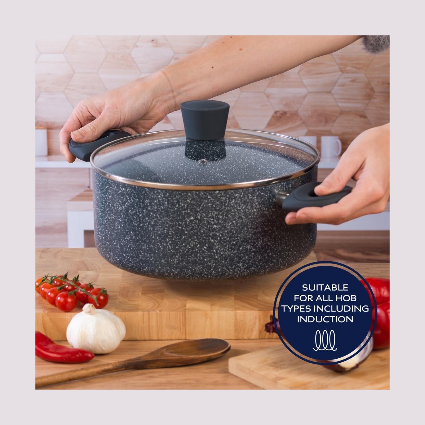 Russell Hobbs RH02818EU7 Nightfall stone 5pcs pan set