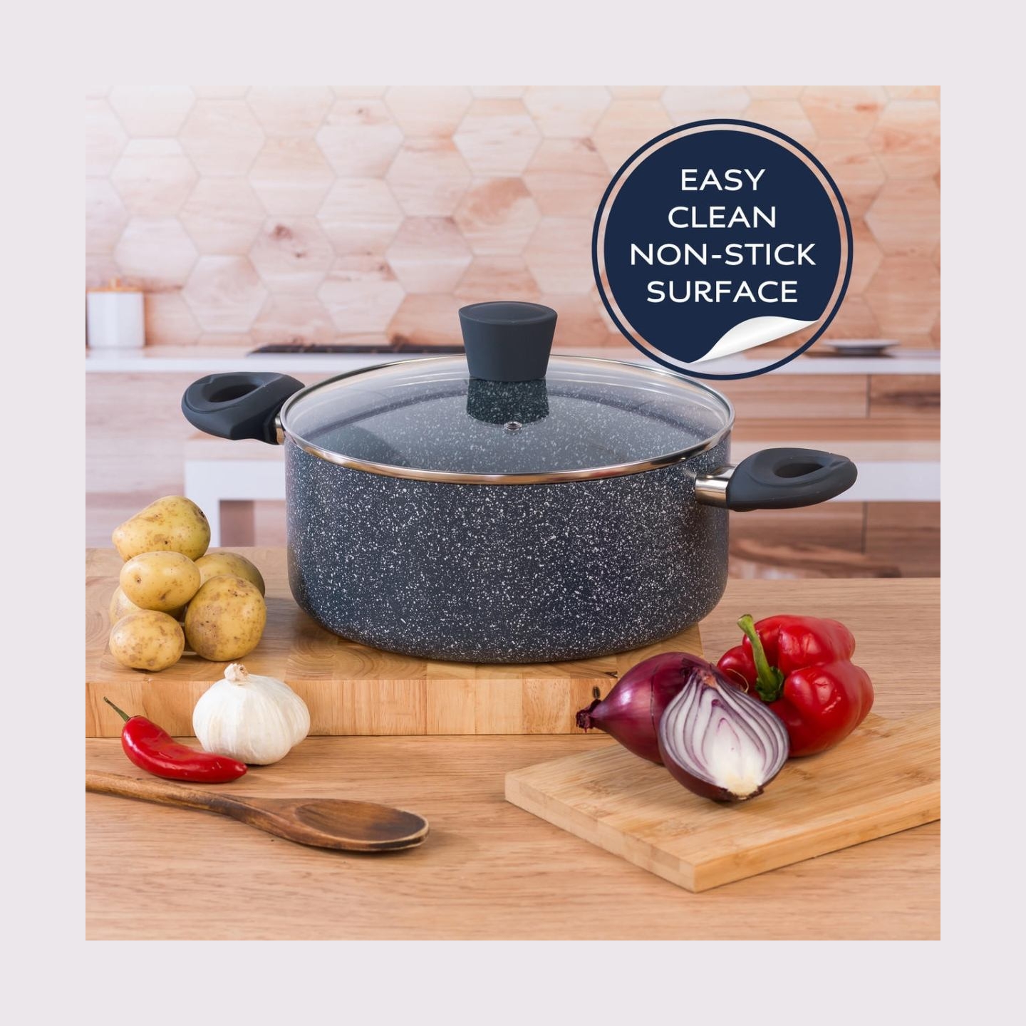 Russell Hobbs RH02818EU7 Nightfall stone 5pcs pan set