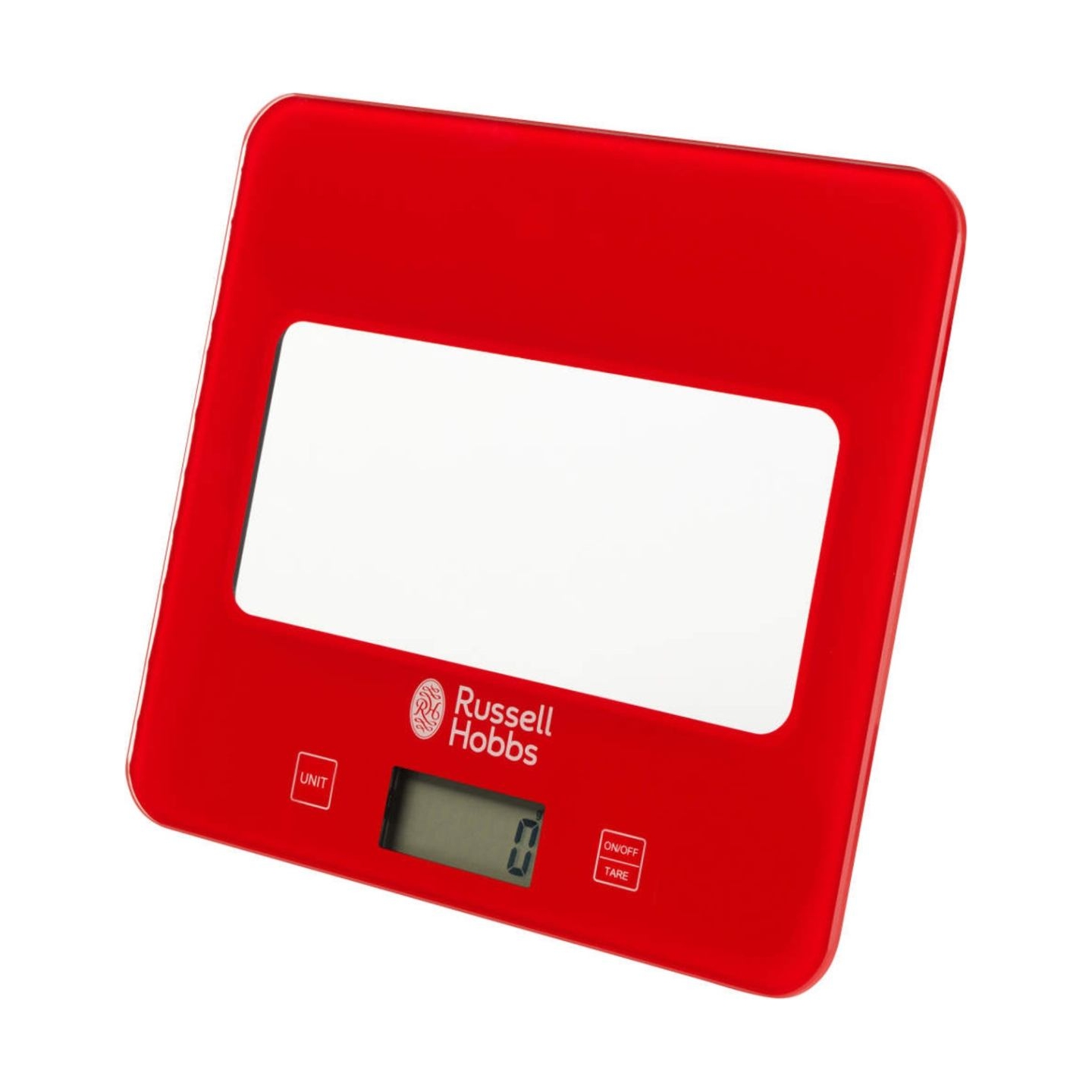 Russell Hobbs RH015711RAR Square digital scale 5kg red