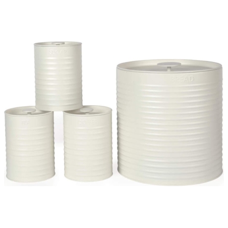 Russell Hobbs RH03270CEU7 Ribbed 4-Piece Countertop Set - Cream