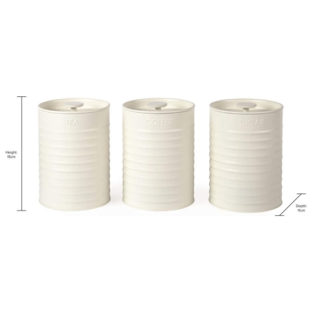 Russell Hobbs RH03268CEU7 3-Piece Countertop Canister Set