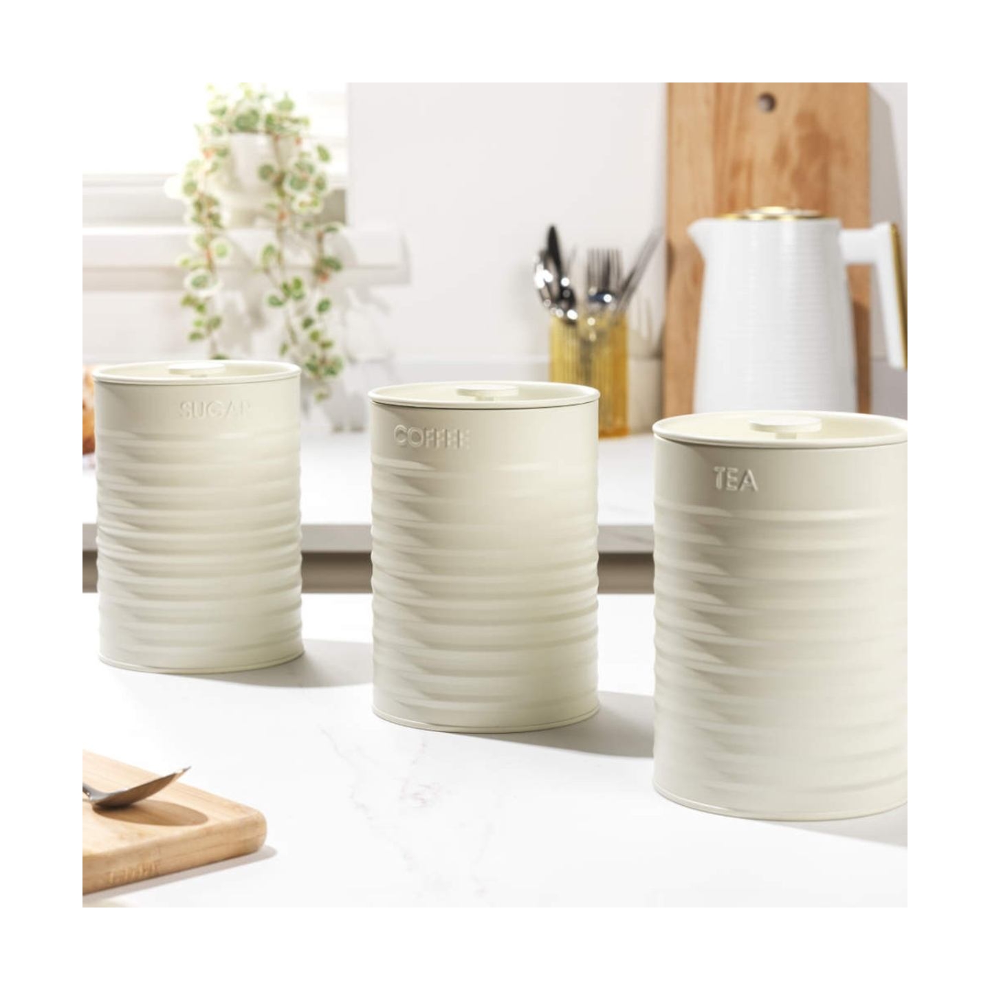 Russell Hobbs RH03268CEU7 3-Piece Countertop Canister Set