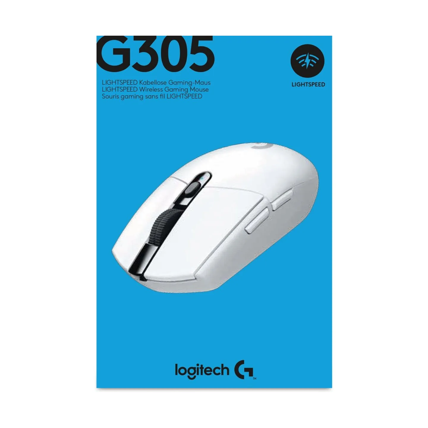 Logitech G305 LIGHTSPEED Wireless Gaming Mouse - WHITE - EER