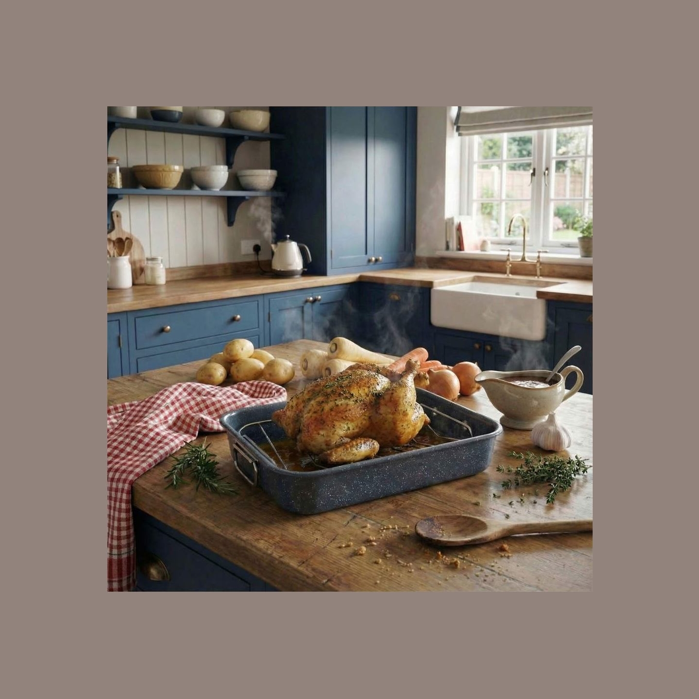 Russell Hobbs RH04097 Nightfall Stone Roaster And Rack