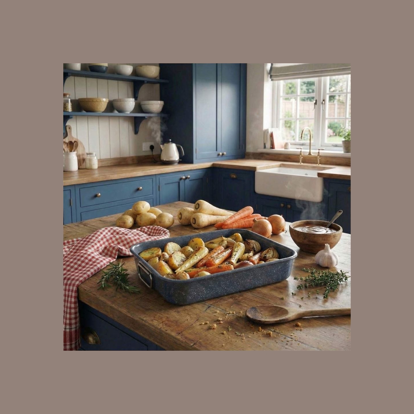 Russell Hobbs RH04097 Nightfall Stone Roaster And Rack