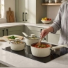 Russell Hobbs RH03866C Cote 16 cm Saucepan, Cream