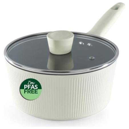 Russell Hobbs RH03868C Cote 20 cm Saucepan, Cream