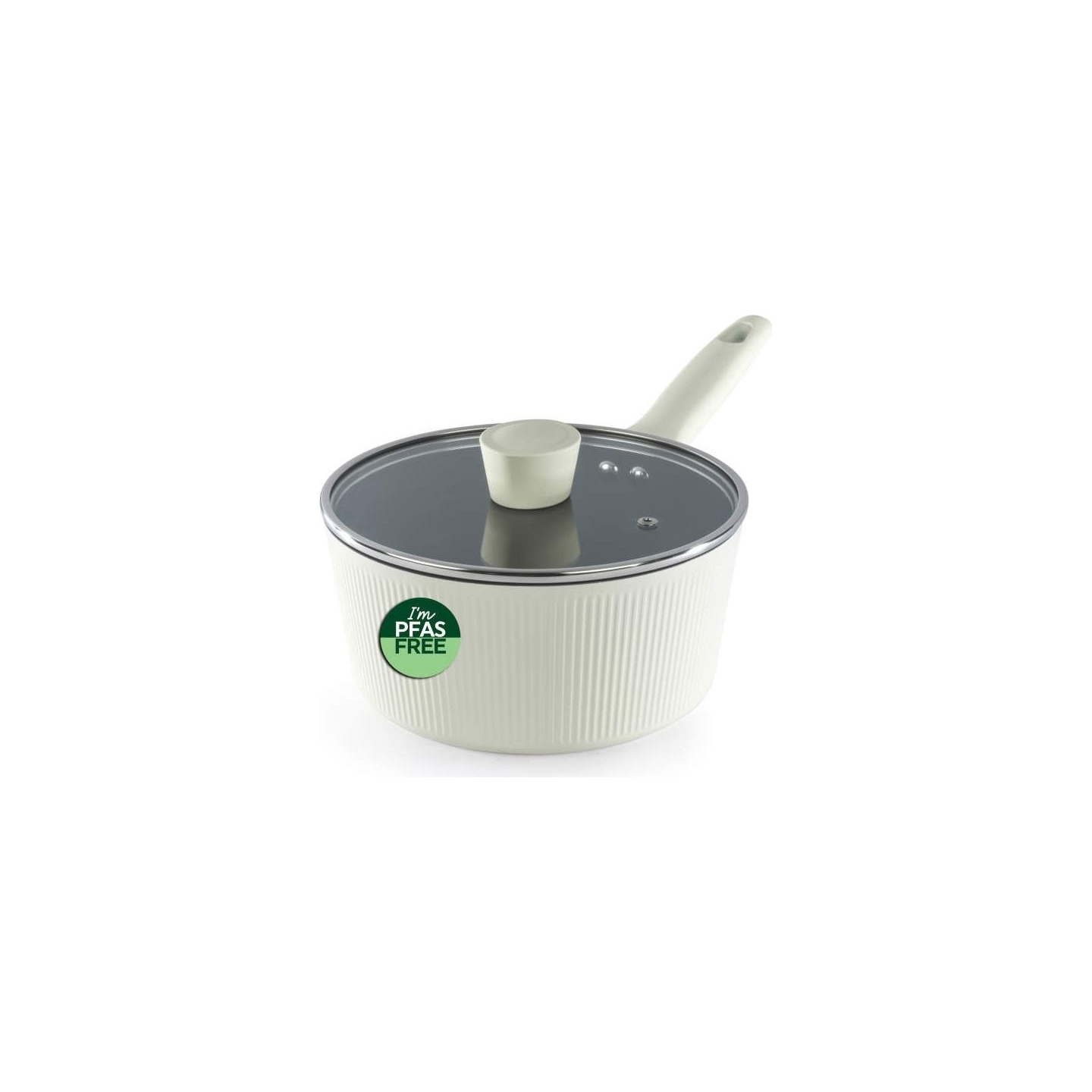 Russell Hobbs RH03868C Cote 20 cm Saucepan, Cream
