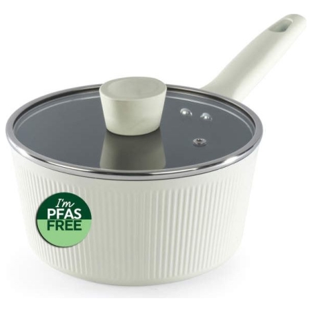 Russell Hobbs RH03867C Cote 18 cm Saucepan, Cream