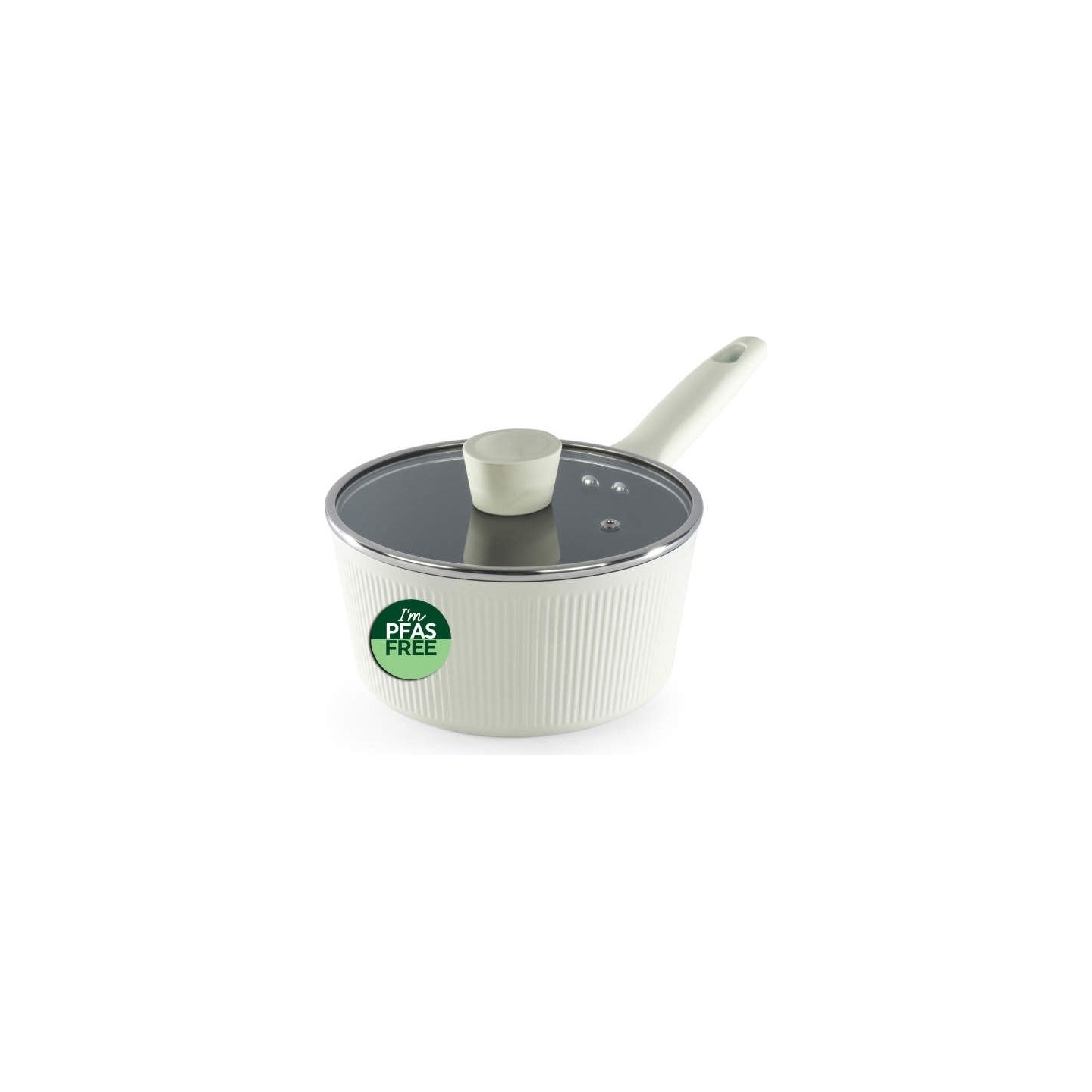 Russell Hobbs RH03867C Cote 18 cm Saucepan, Cream