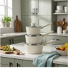 Russell Hobbs RH03867C Cote 18 cm Saucepan, Cream